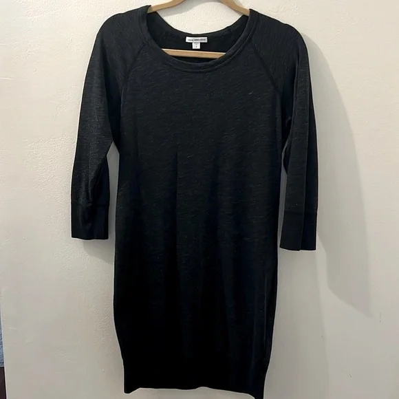 chinese dress ladies Ruched Long Sleeve Dress - Black